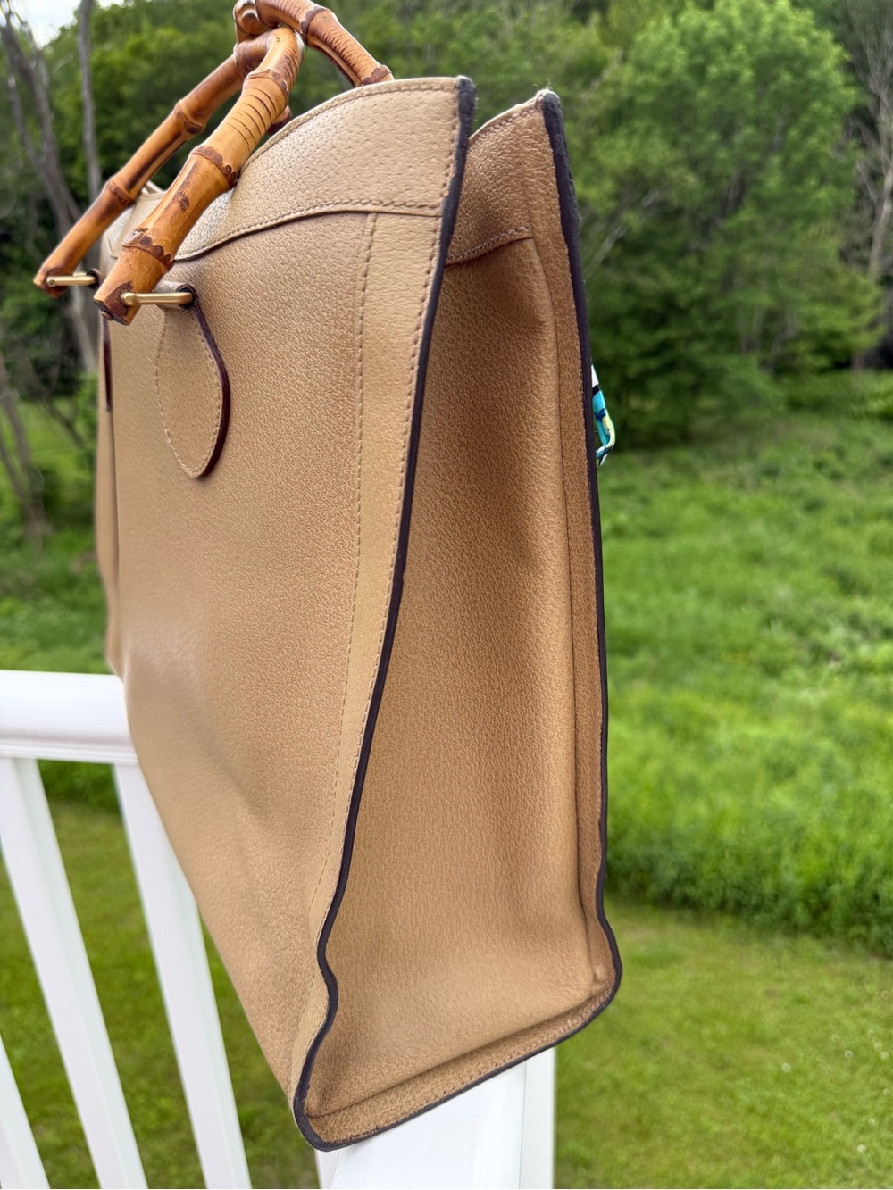 Gucci Dianna bamboo 17inch vintage bag - Picture 3 of 17